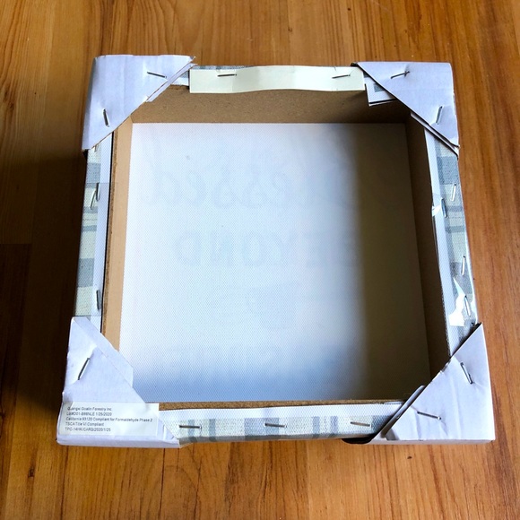 NEW Kitchen Canvas Art Happiness Love Blessed 8” x 8” Set of 3 - Picture 5 of 14